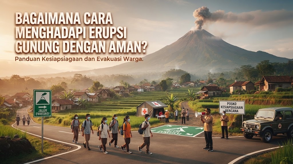 Bagaimana Cara Menghadapi Erupsi Gunung Dengan Aman?