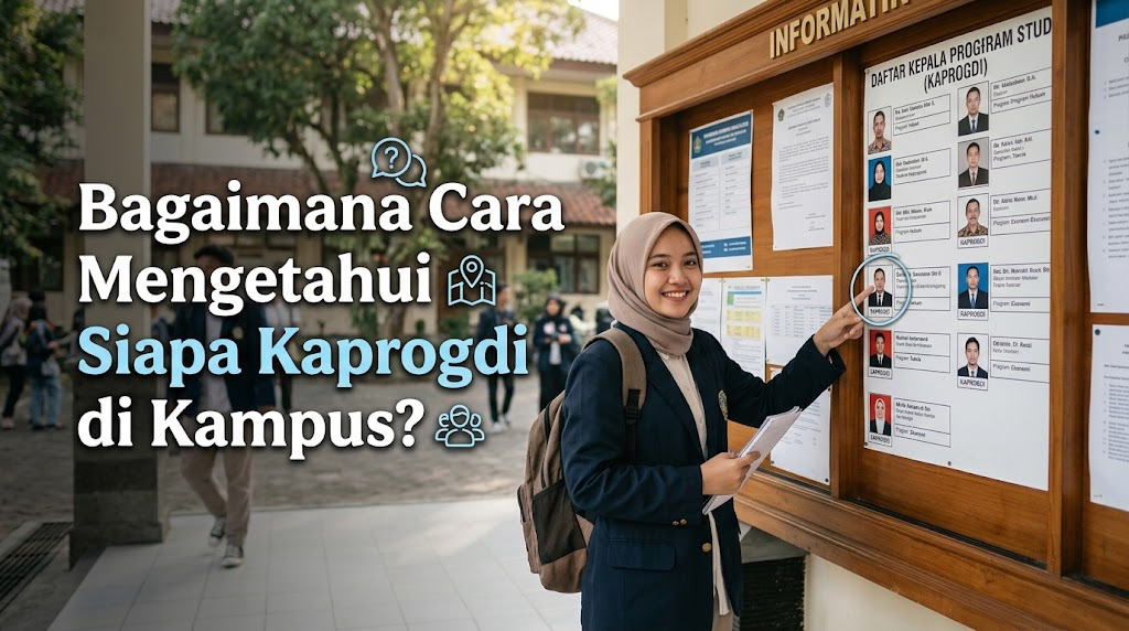 Bagaimana Cara Mengetahui Siapa Kaprogdi di Kampus?