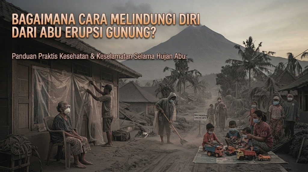 Bagaimana Cara Melindungi Diri Dari Abu Erupsi Gunung?