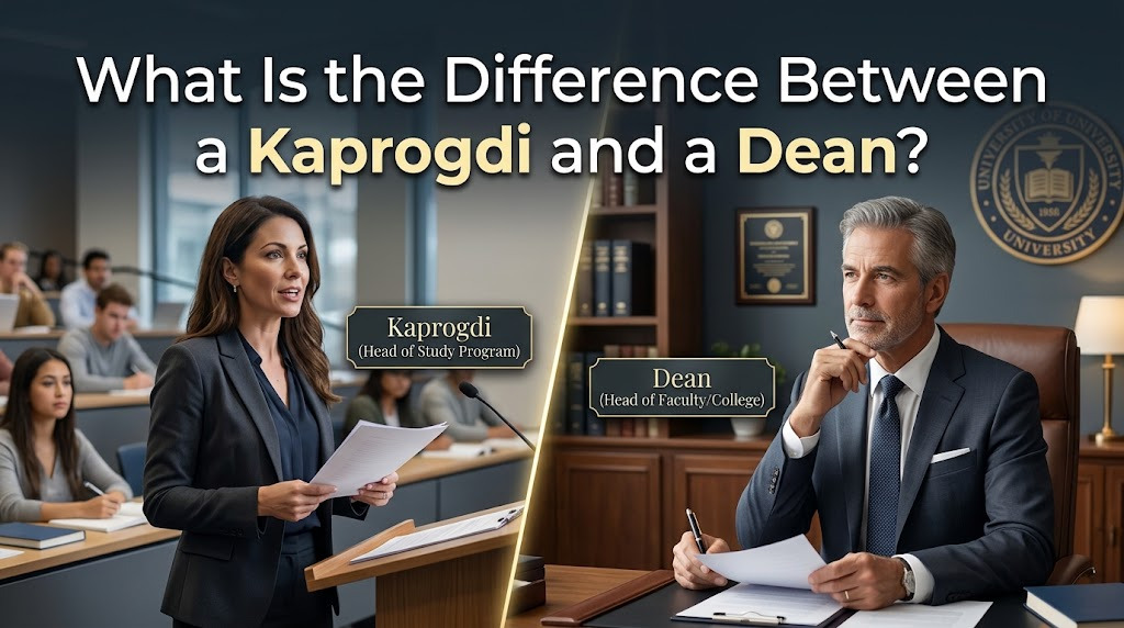What Is the Difference Between a Kaprogdi and a Dean?