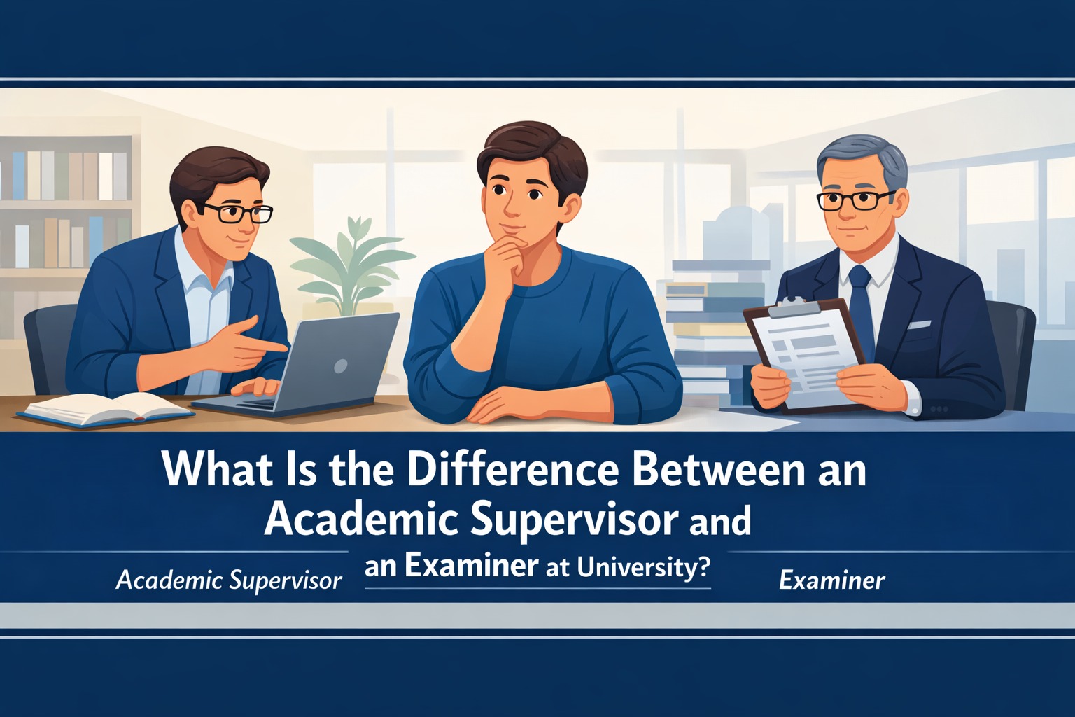What Is the Difference Between an Academic Supervisor and an Examiner at University?