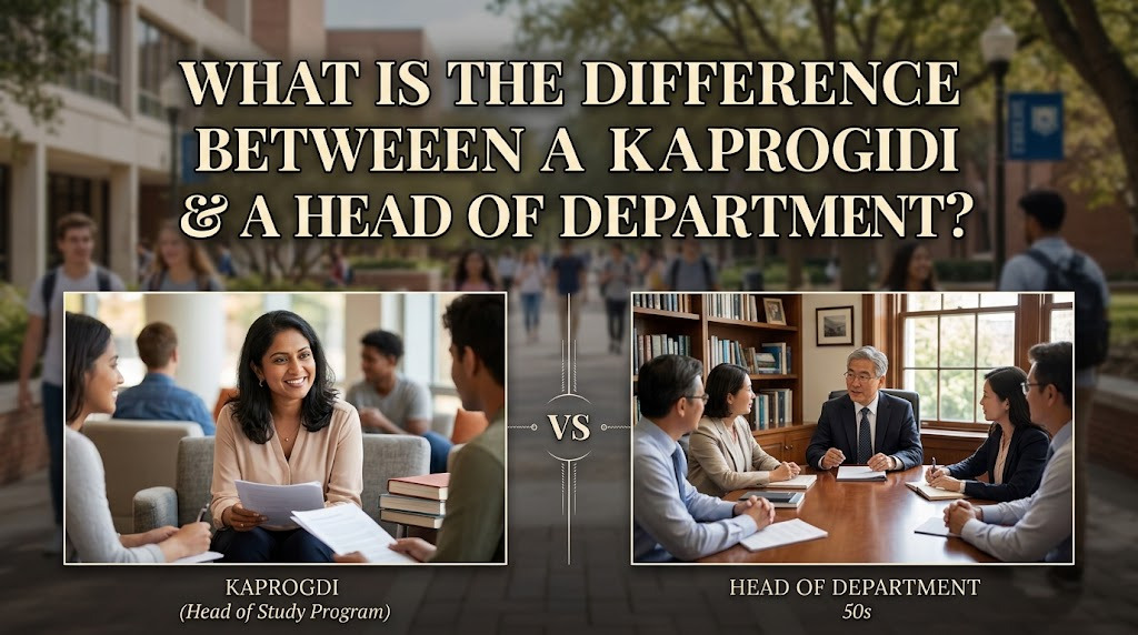 What Is the Difference Between a Kaprogdi and a Head of Department?