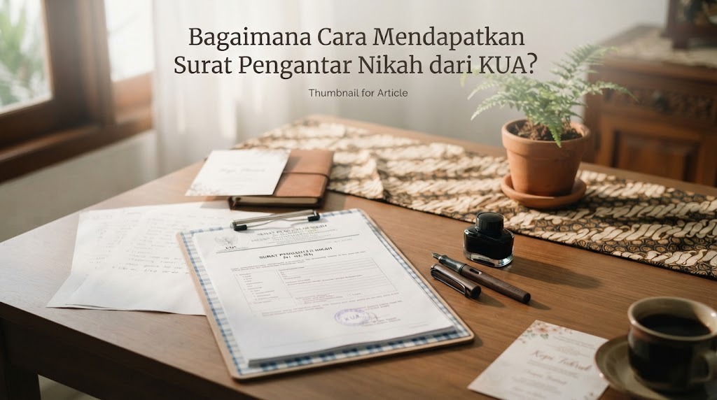 Bagaimana Cara Mendapatkan Surat Pengantar Nikah dari KUA?