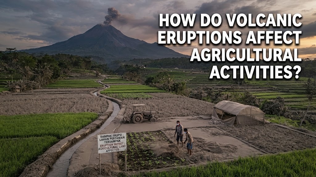 How Do Volcanic Eruptions Affect Agricultural Activities?