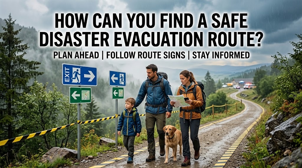 How Can You Find a Safe Disaster Evacuation Route?