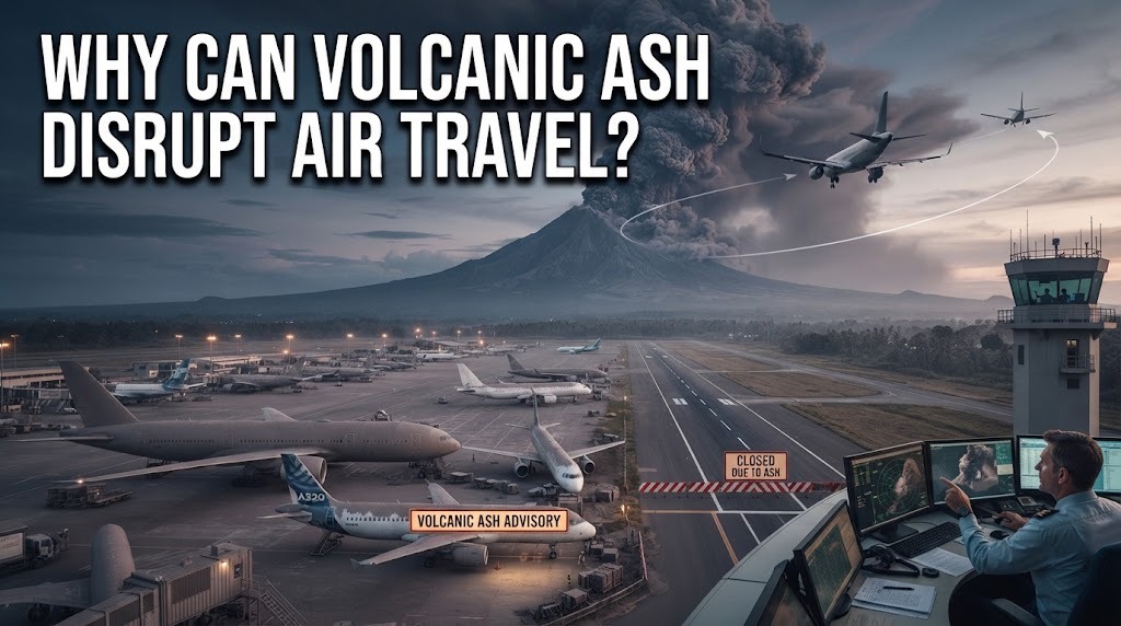 Why Can Volcanic Ash Disrupt Air Travel?