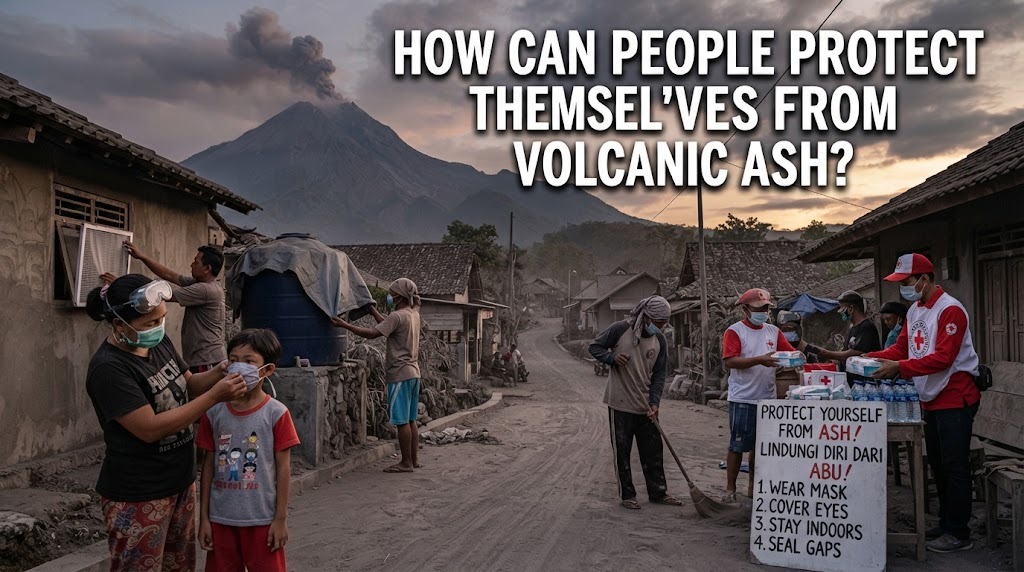 How Can People Protect Themselves From Volcanic Ash?