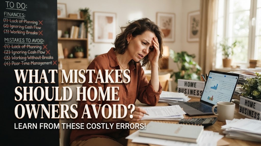 What Mistakes Should Home Business Owners Avoid?