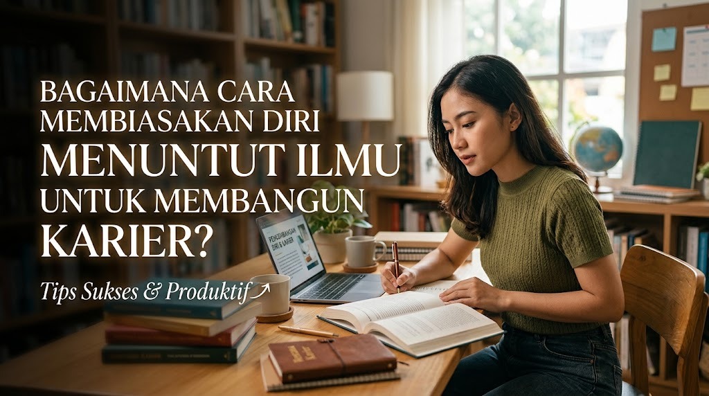 Bagaimana Cara Membiasakan Diri Menuntut Ilmu untuk Membangun Karier?