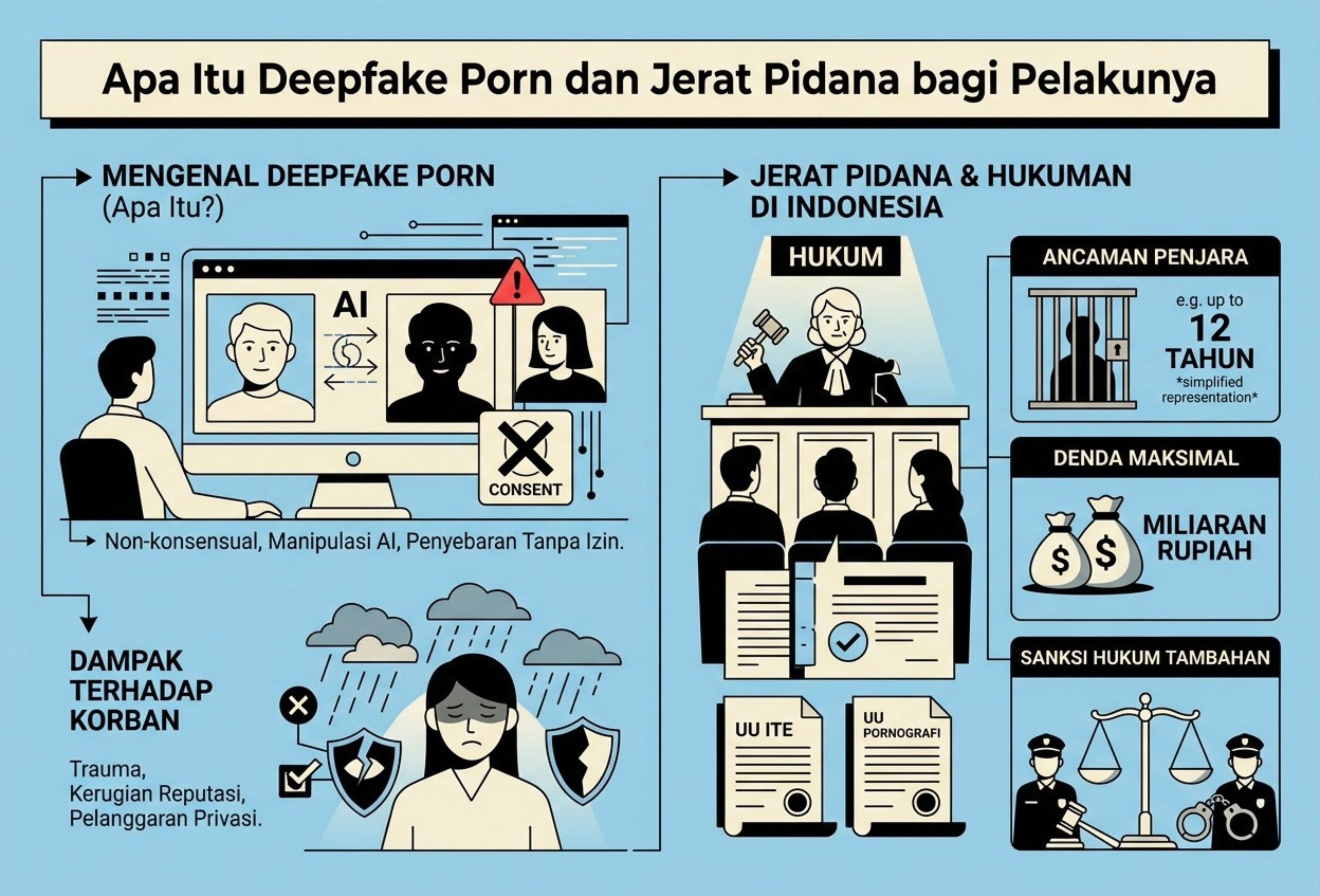 Apa Itu Deepfake Porn dan Jerat Pidana bagi Pelakunya