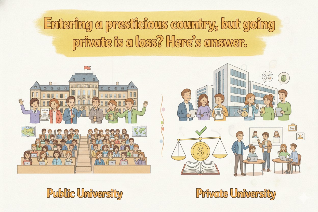 Entering a prestigious country, but going private is a loss? Here's the answer.