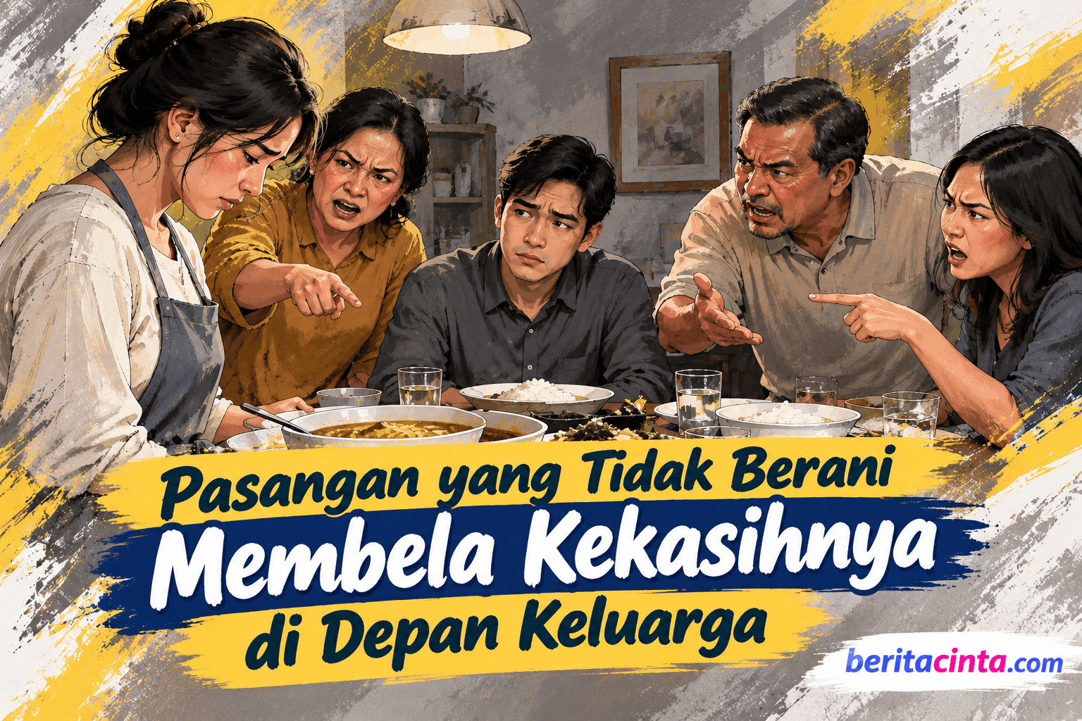 Pasangan yang Tidak Berani Membela Kekasihnya di Depan Keluarga