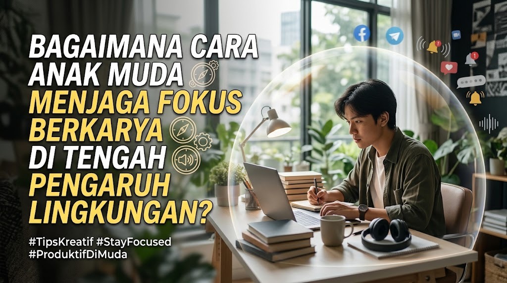 Bagaimana Cara Anak Muda Menjaga Fokus Berkarya di Tengah Pengaruh Lingkungan?