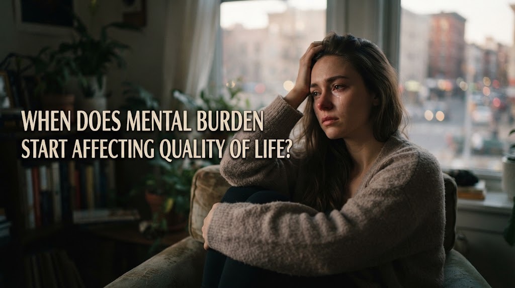 When Does Mental Burden Start Affecting Quality of Life?