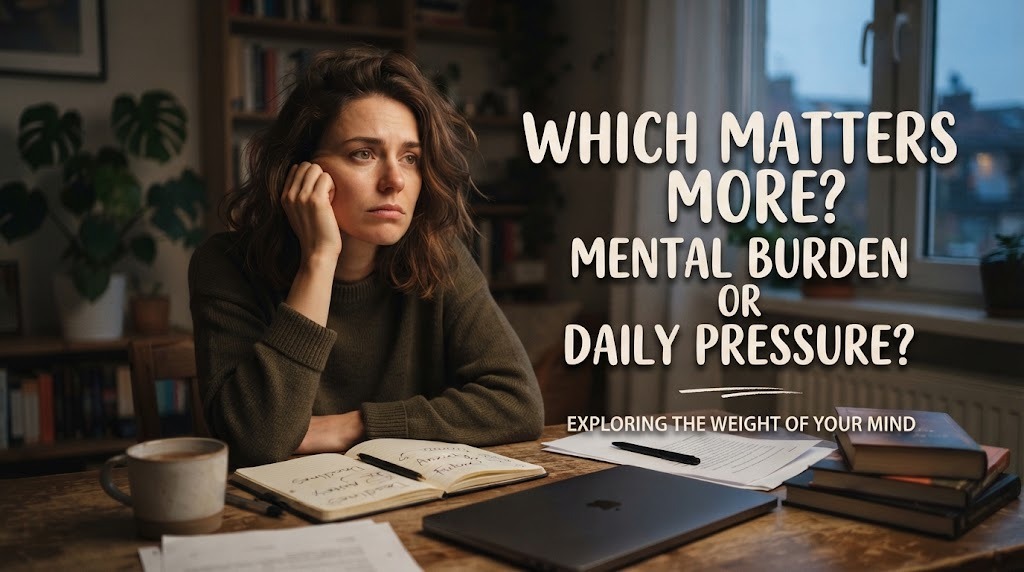 Which Matters More, Mental Burden or Daily Pressure?