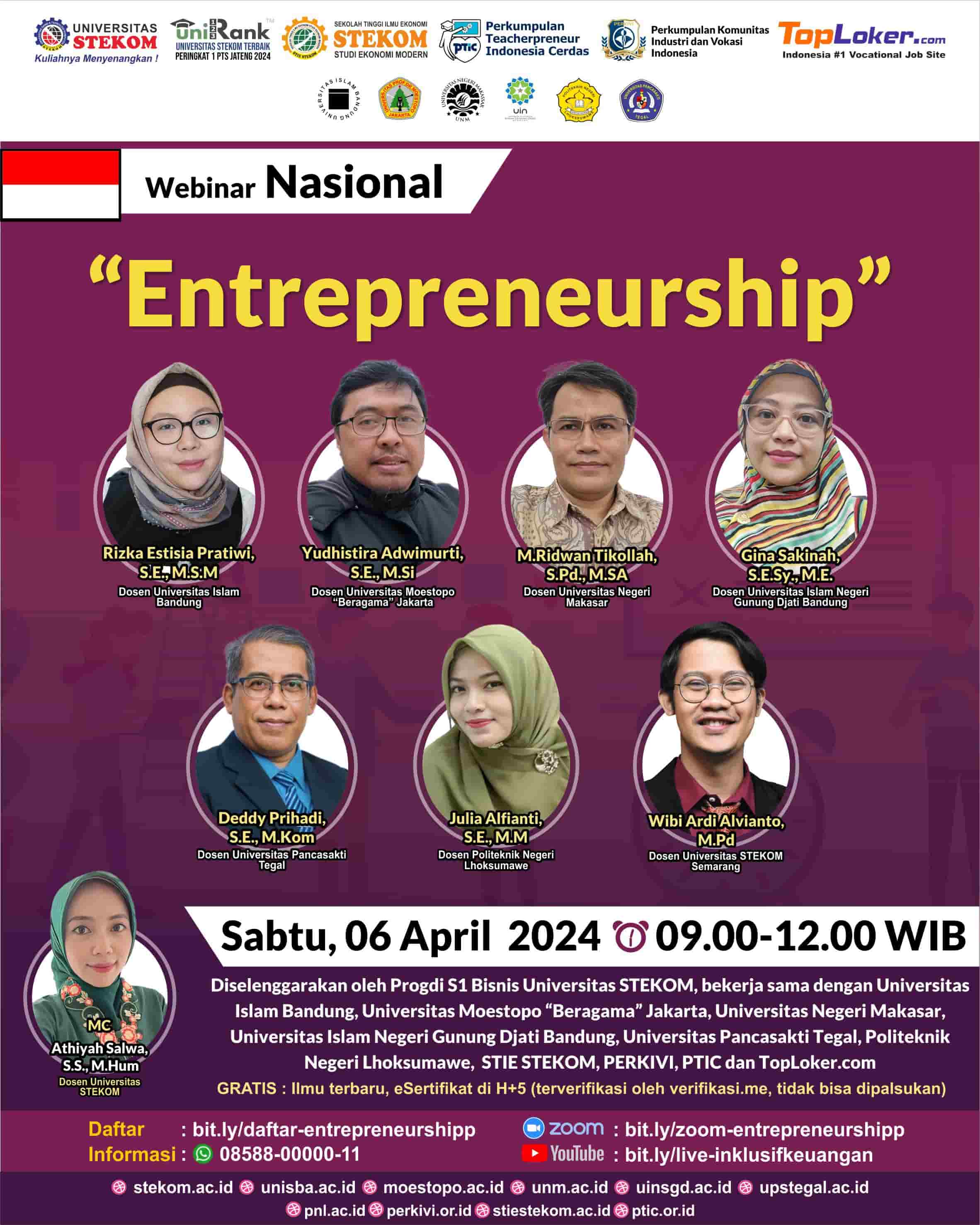 WEBINAR NASIONAL Entrepreneurship