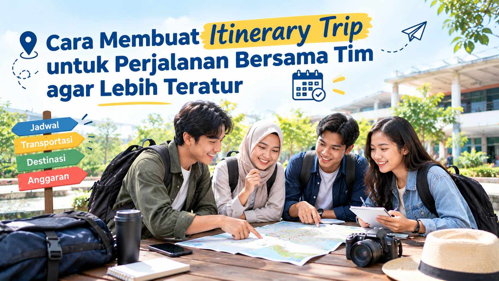 Cara Membuat Itinerary Trip untuk Perjalanan Bersama Tim agar Lebih Teratur