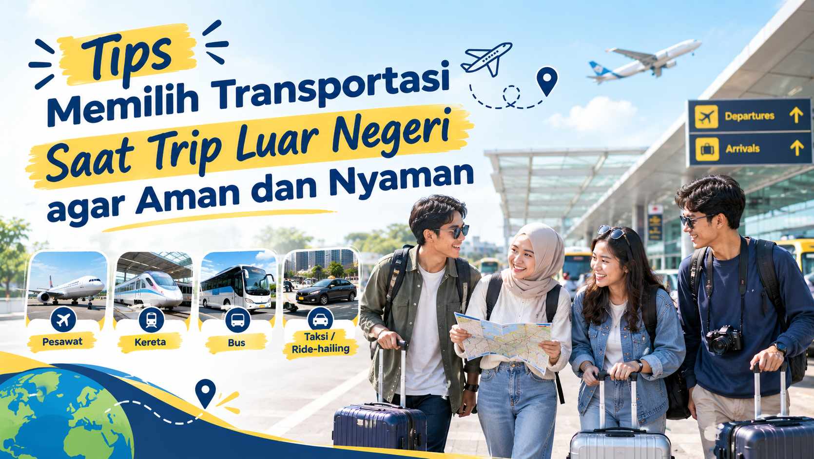 Tips Memilih Transportasi Saat Trip Luar Negeri agar Aman dan Nyaman