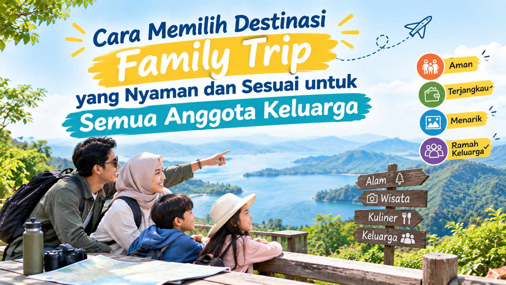 Cara Memilih Destinasi Family Trip yang Nyaman dan Sesuai untuk Semua Anggota Keluarga