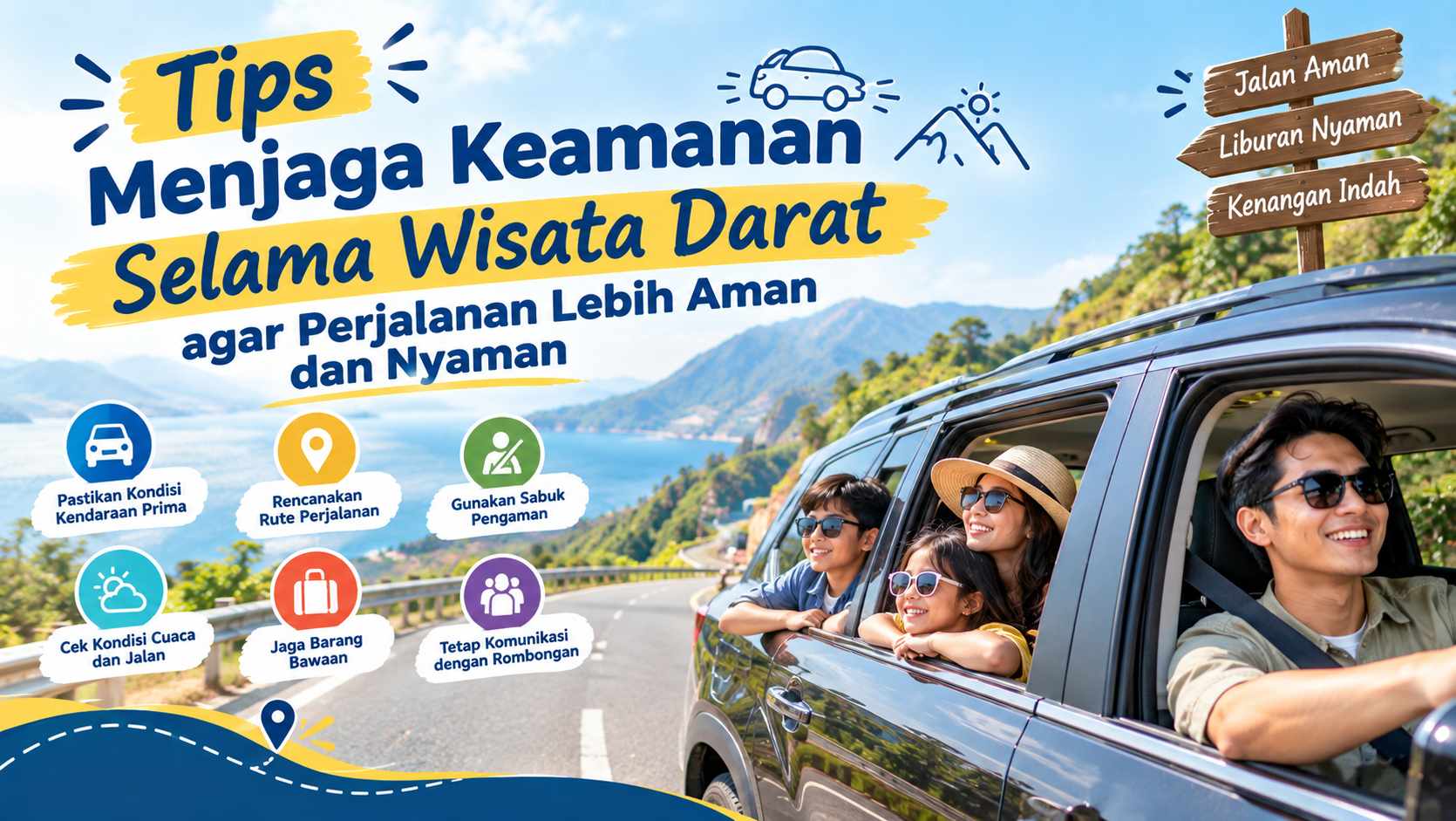 Tips Menjaga Keamanan Selama Wisata Darat agar Perjalanan Lebih Aman dan Nyaman