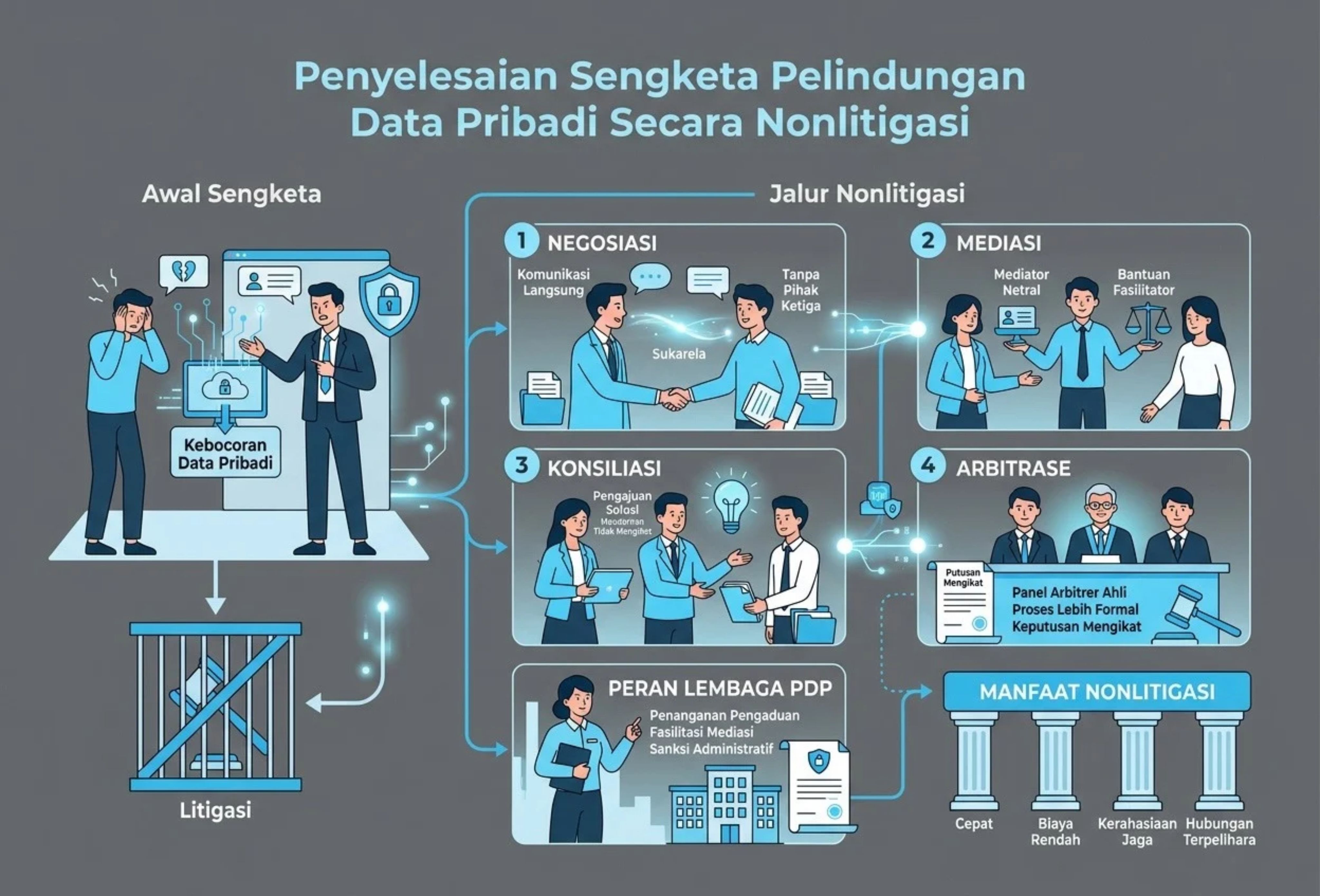 Penyelesaian Sengketa Pelindungan Data Pribadi Secara Nonlitigasi