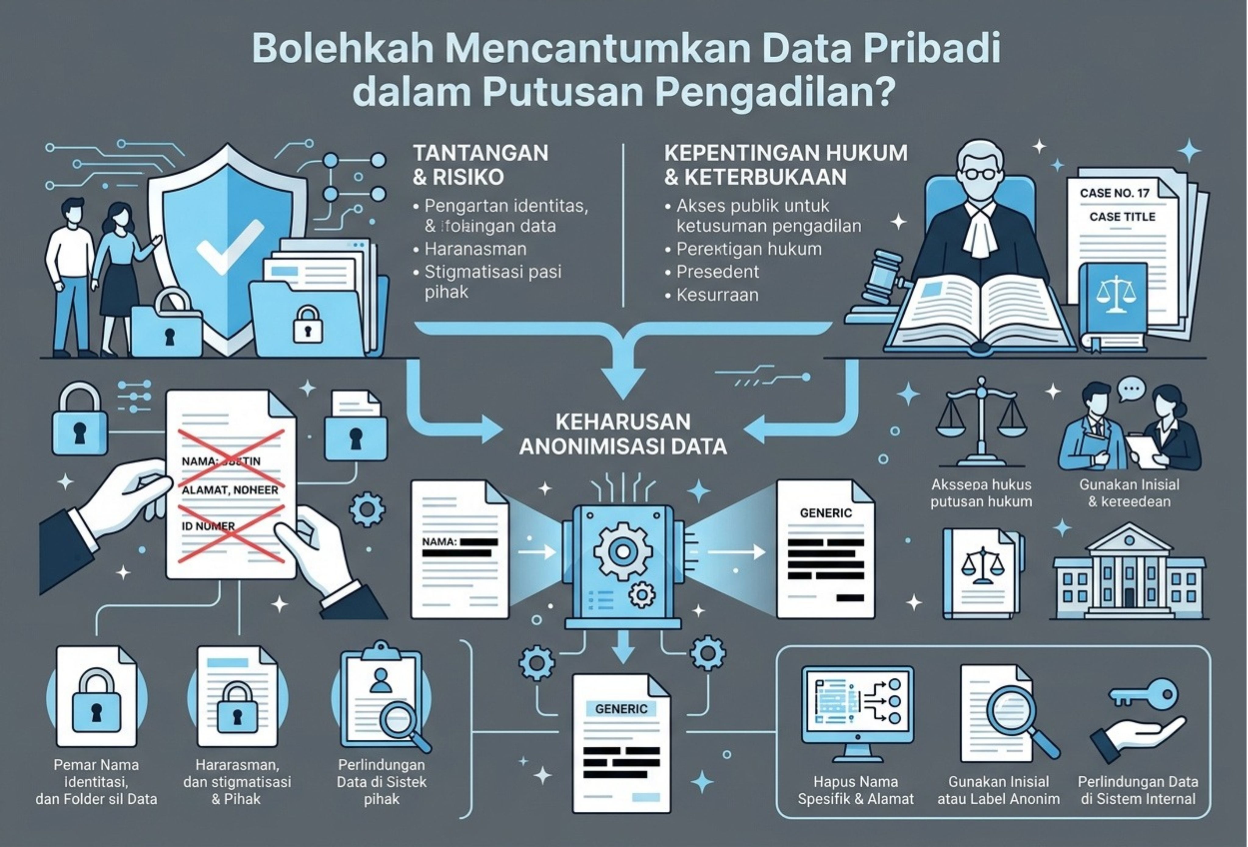 Bolehkah Mencantumkan Data Pribadi dalam Putusan Pengadilan