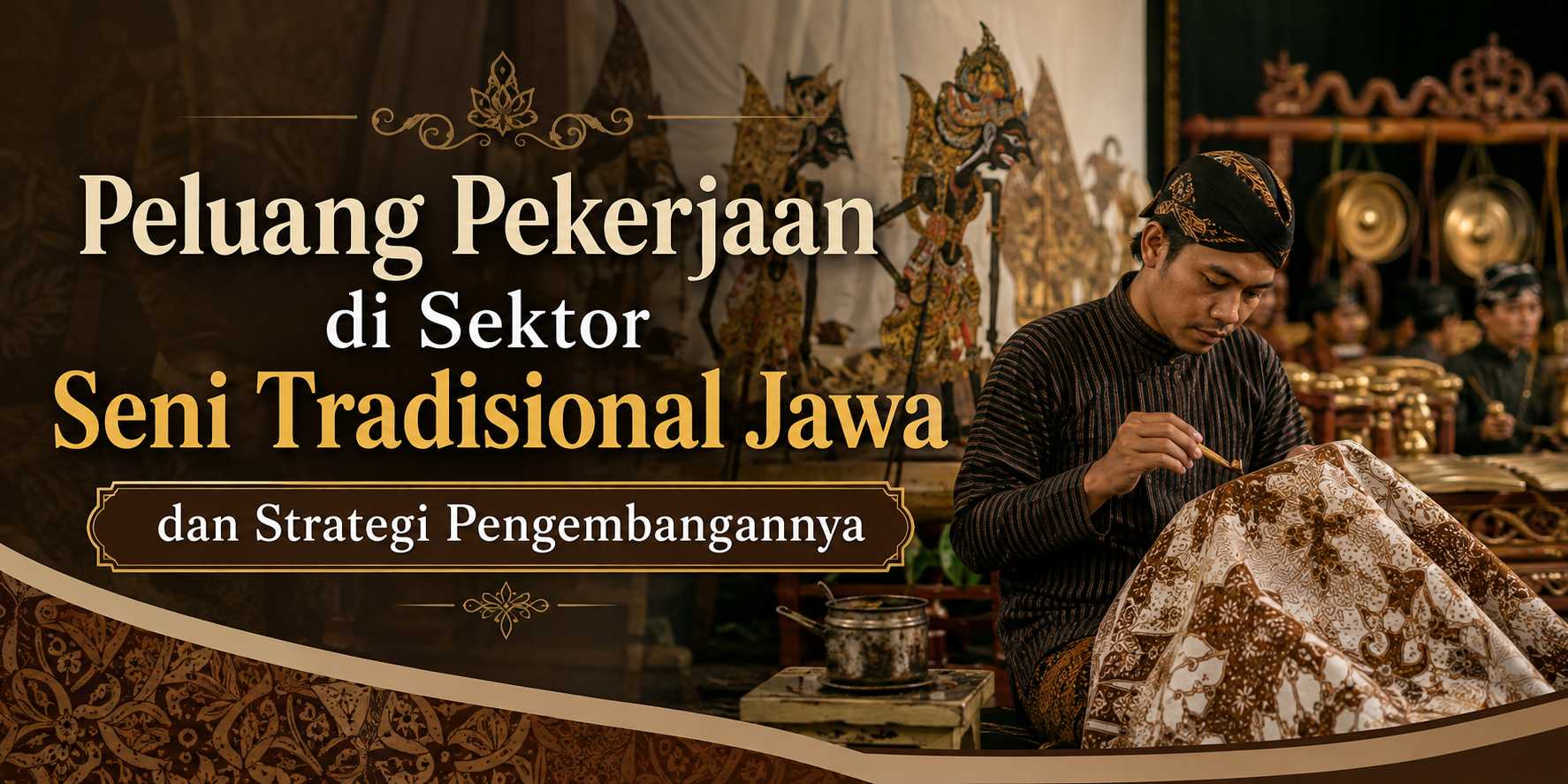 Peluang Pekerjaan di Sektor Seni Tradisional Jawa dan Strategi Pengembangannya