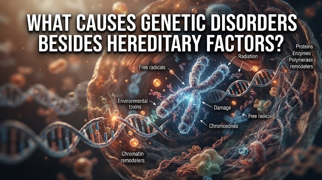 What Causes Genetic Disorders Besides Hereditary Factors?
