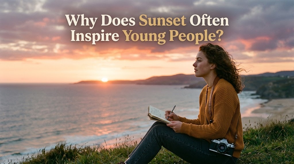 Why Does Sunset Often Inspire Young People?