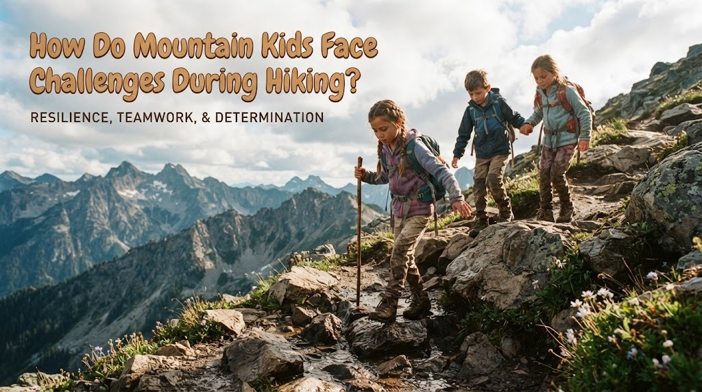 How Do Mountain Kids Face Challenges During Hiking?