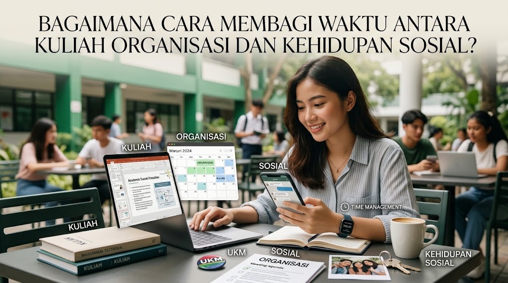 Bagaimana Cara Membagi Waktu antara Kuliah Organisasi dan Kehidupan Sosial?