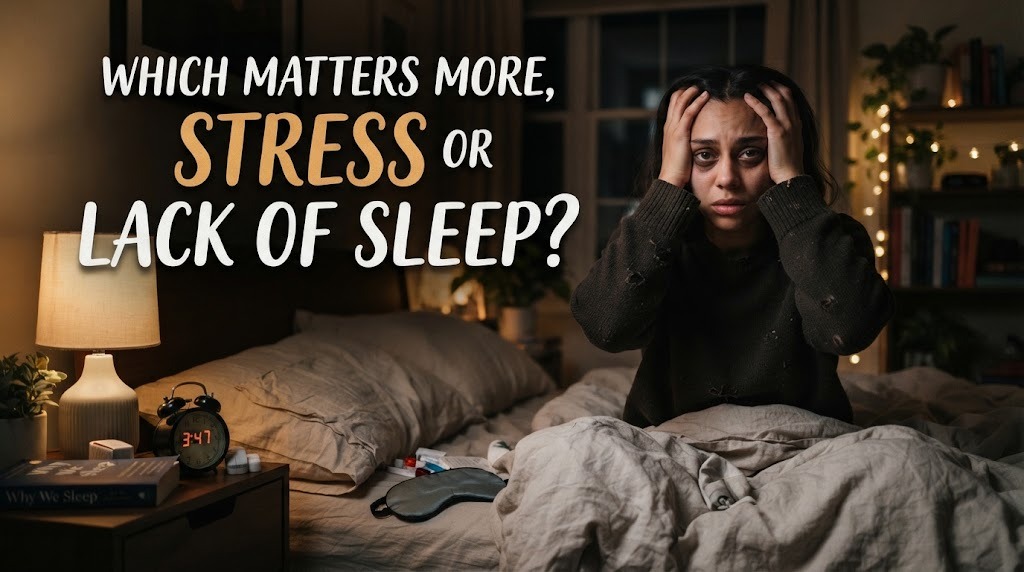 Which Matters More, Stress or Lack of Sleep?