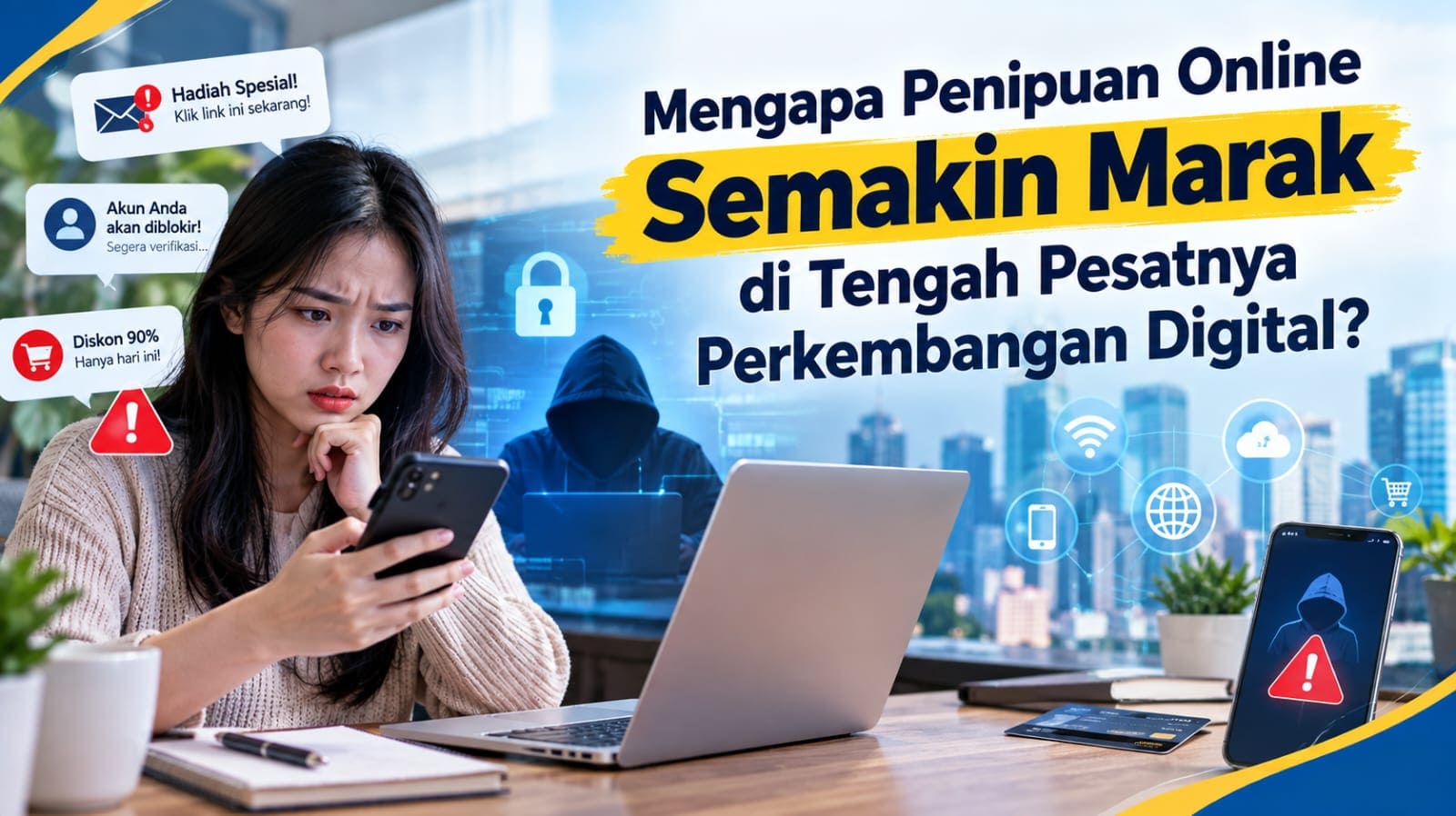 Mengapa Penipuan Online Semakin Marak di Tengah Pesatnya Perkembangan Digital?