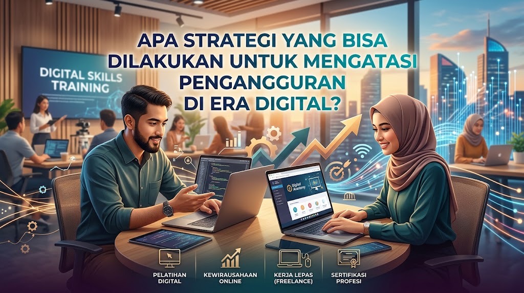Apa Strategi yang Bisa Dilakukan untuk Mengatasi Pengangguran di Era Digital?