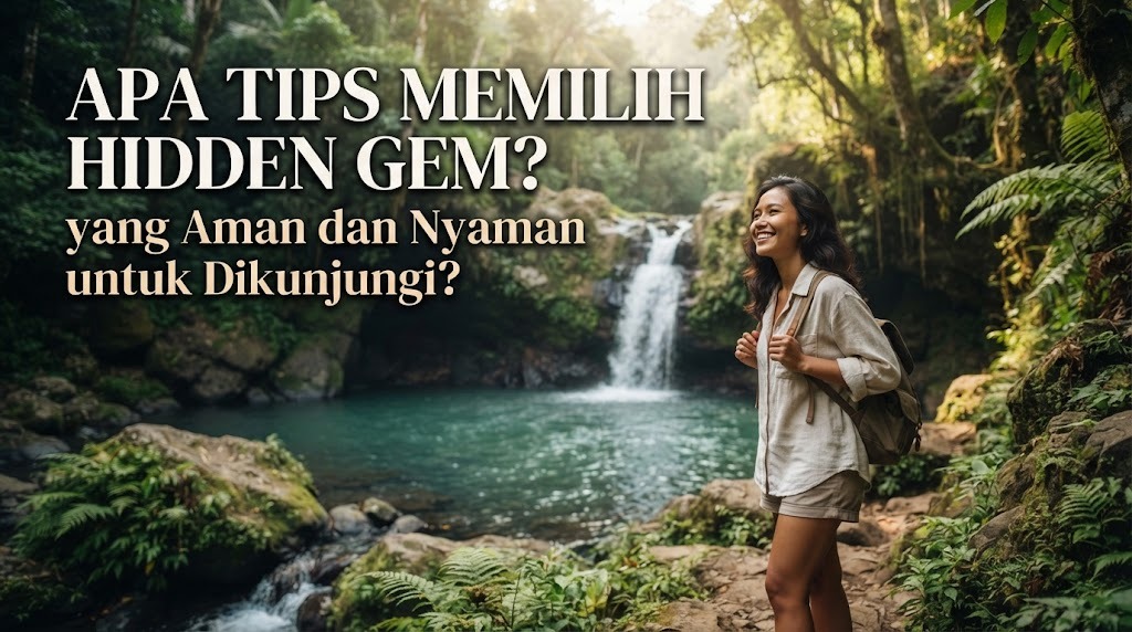 Apa Tips Memilih Hidden Gem yang Aman dan Nyaman untuk Dikunjungi?