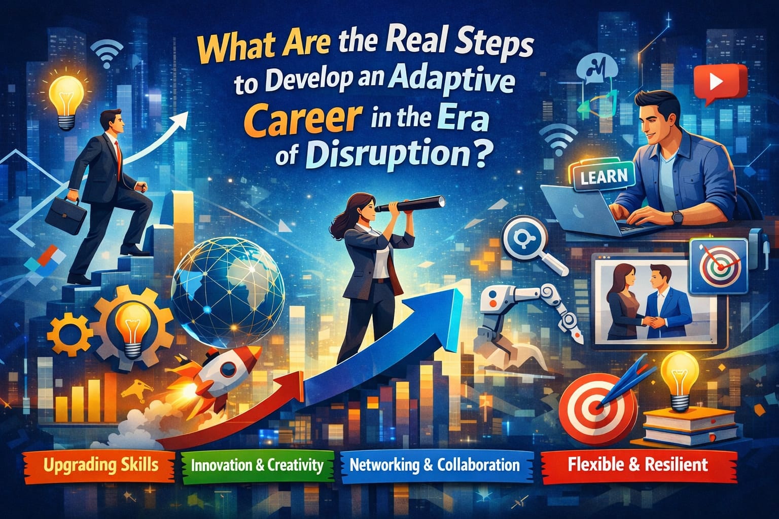 What Are the Real Steps to Developing an Adaptive Career in the Era of Disruption?