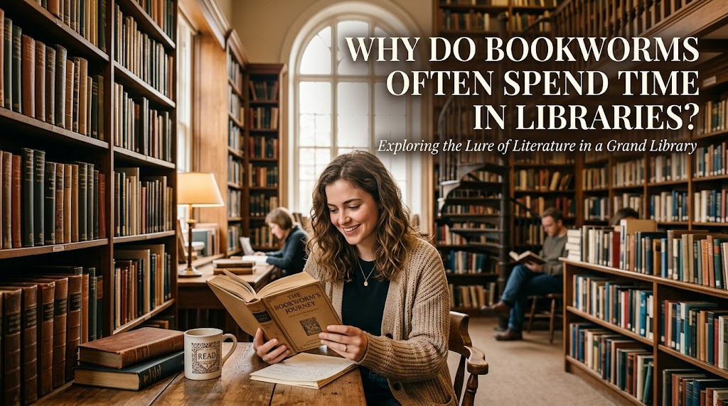 Why Do Bookworms Often Spend Time in Libraries?