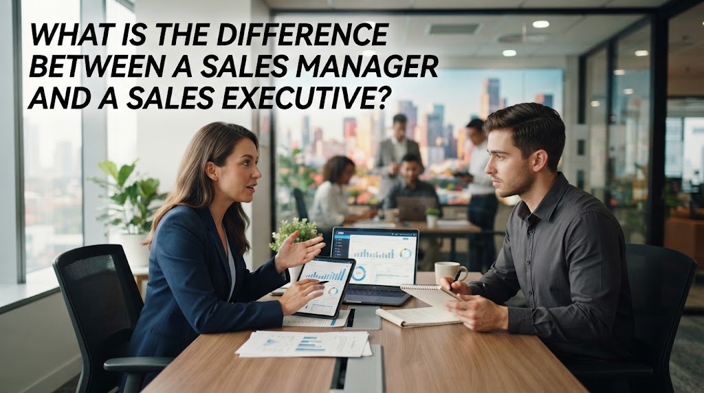 What Is the Difference Between a Sales Manager and a Sales Executive?