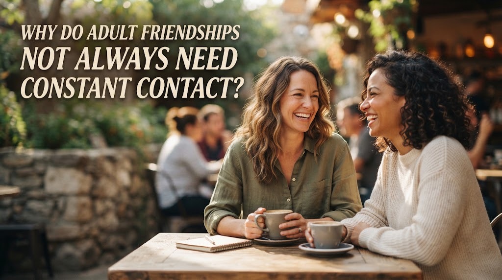 Why Do Adult Friendships Not Always Need Constant Contact?