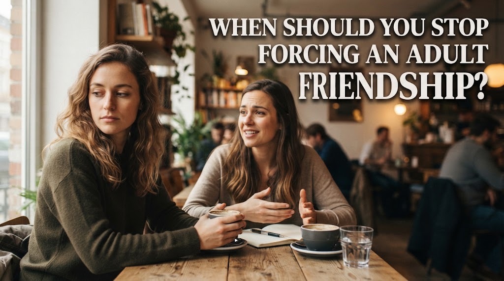 When Should You Stop Forcing an Adult Friendship?