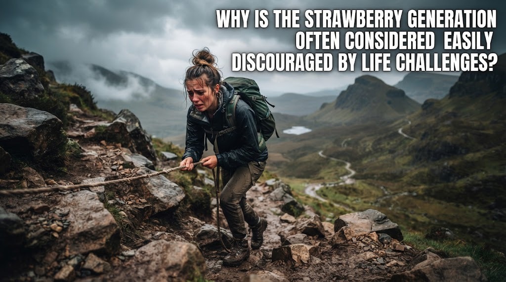 Why Is the Strawberry Generation Often Considered Easily Discouraged by Life Challenges?