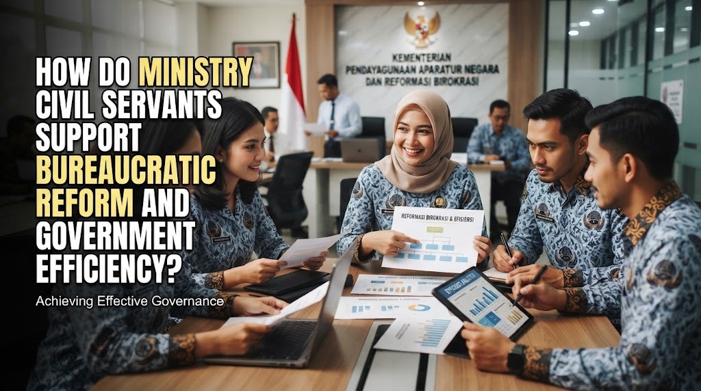 How Do Ministry Civil Servants Support Bureaucratic Reform And Government Efficiency?