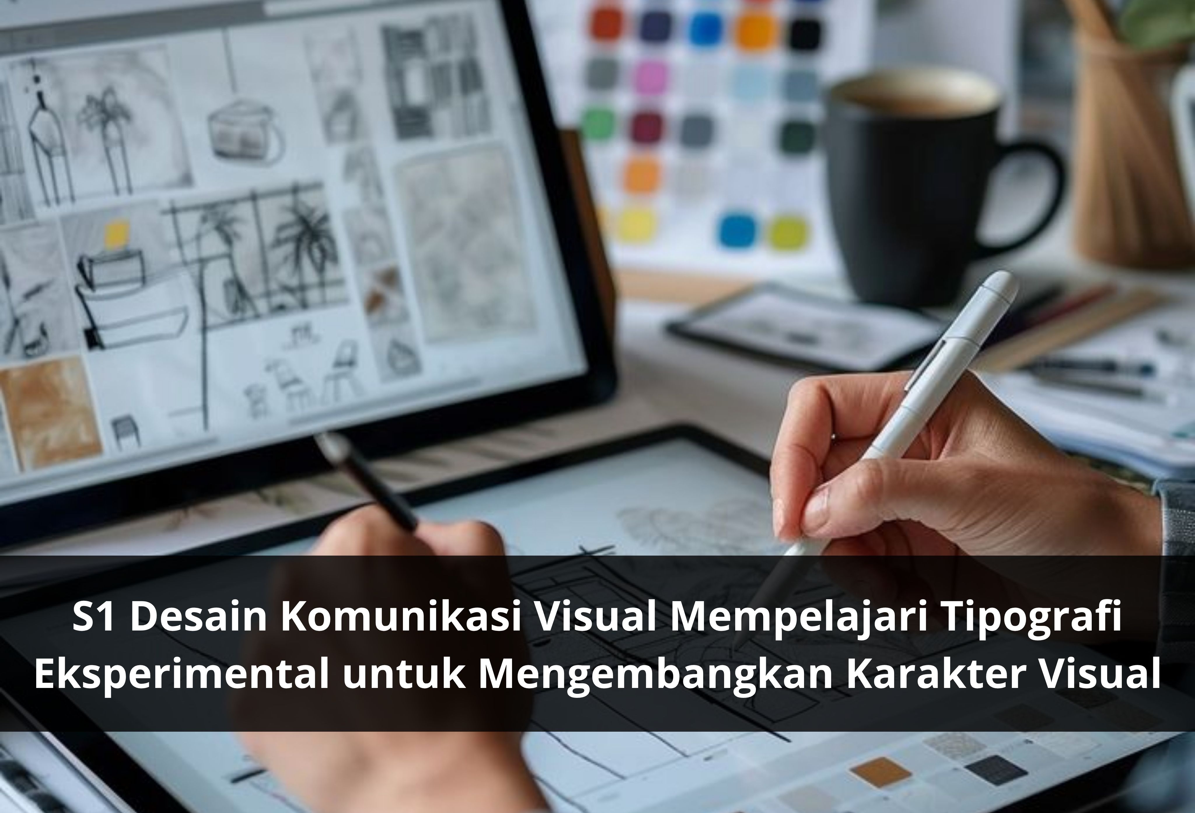 S1 Desain Komunikasi Visual Mempelajari Tipografi Eksperimental untuk Mengembangkan Karakter Visual