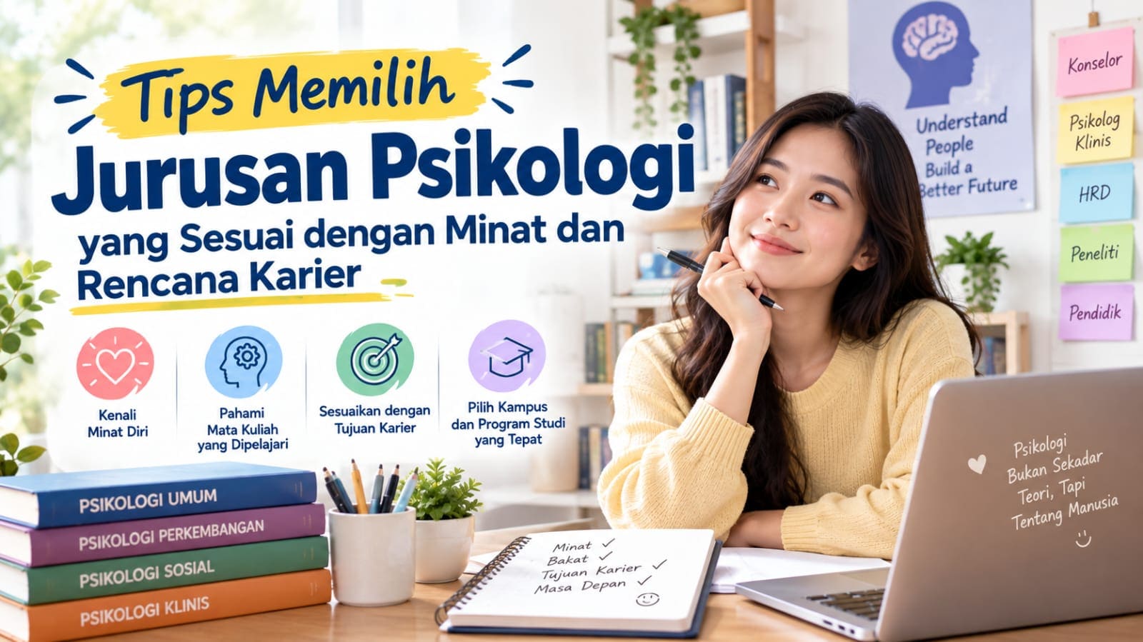 Tips Memilih Jurusan Psikologi yang Sesuai dengan Minat dan Rencana Karier