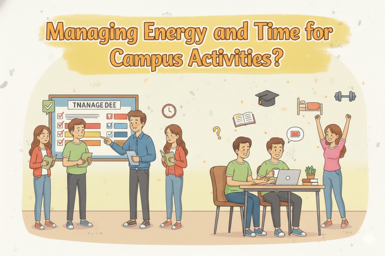 Managing Energy and Time for Campus Activities