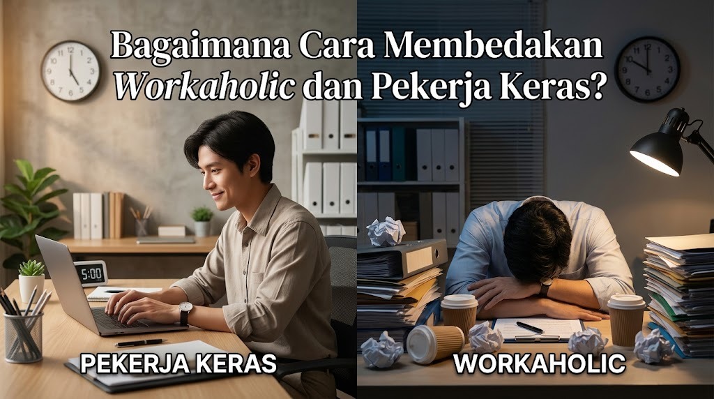 Bagaimana Cara Membedakan Workaholic dan Pekerja Keras?