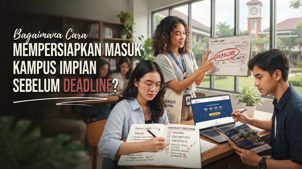 Bagaimana Cara Mempersiapkan Masuk Kampus Impian Sebelum Deadline?