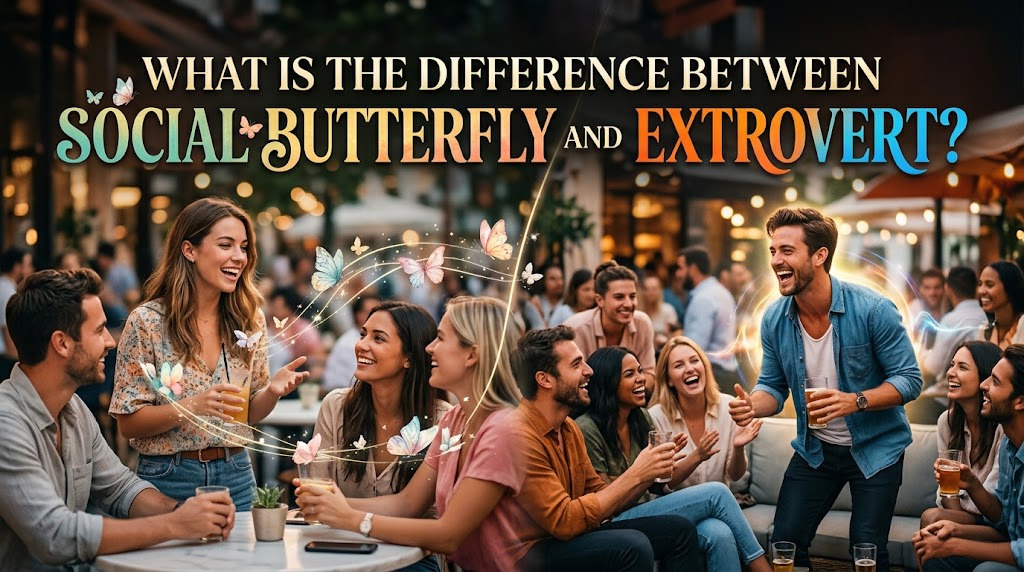 What Is the Difference Between a Social Butterfly and an Extrovert?