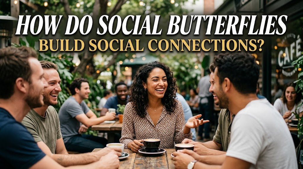 How Do Social Butterflies Build Social Connections?