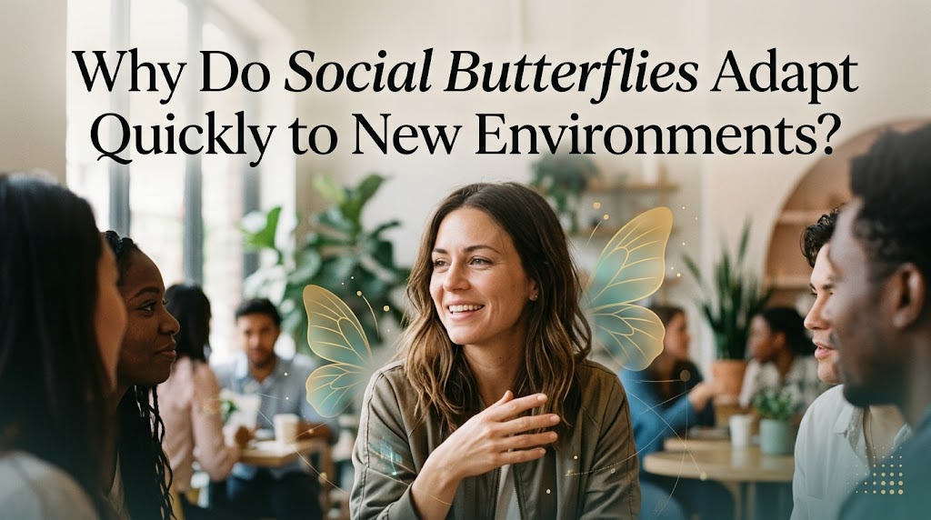 Why Do Social Butterflies Adapt Quickly to New Environments?